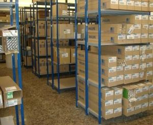 estante industrial para armazém