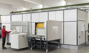 máquinade limpeza com solvente