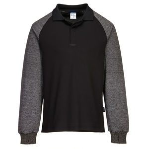 camisa polo resistente a cortes