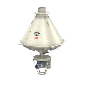 分配器的旋转产生一粒颗粒