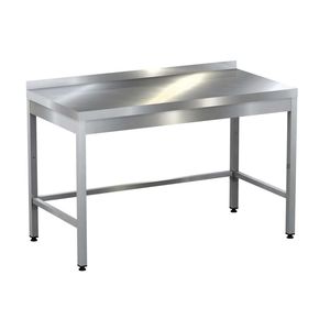 mesa de trabalho em aço inoxidável
