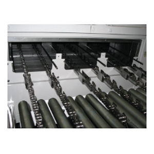 forno com esteira transportadora