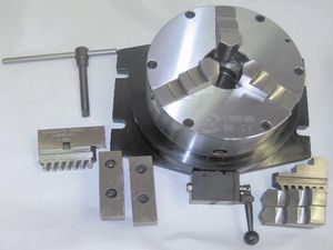 placa de torno de fixação manual