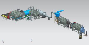 linha de produção de pellets