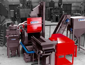 Jateadora de Granalha de Esteira