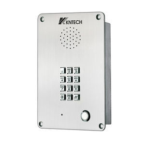 telefone em aço inoxidável