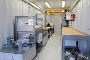 sala de teste e reparação para válvula de descarga 1