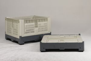 caixa-palete em material plástico