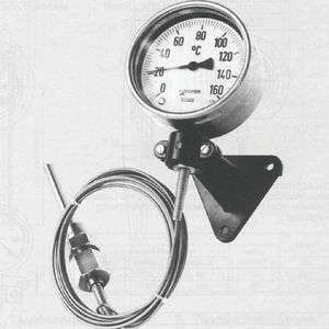 Termômetro de expansão de gás com capilar