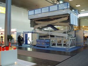 mesa elevatória tipo tesoura
