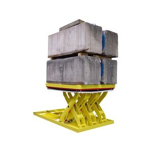 mesa elevatória de tesoura tripla