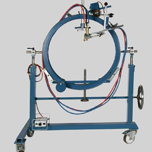 máquina de corte com chama