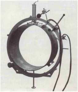 máquina de corte com faca rotativa