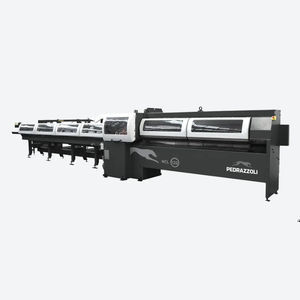 linha de corte com faca rotativa