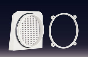 grelha de ventilação em material plástico