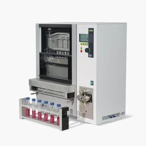 extrator com solvente para laboratório