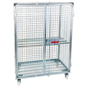 container aramado com rodas com prateleiras 1