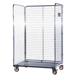 container aramado com rodas com prateleiras 1