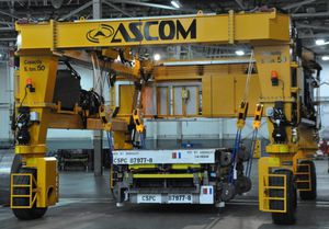 guindaste de pórtico de rodas