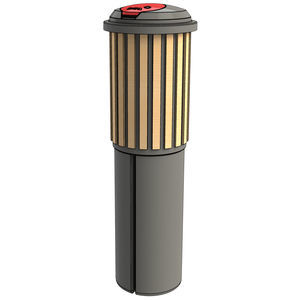 lixeira em material plástico