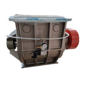 válvula rotativa flange quadrada 1