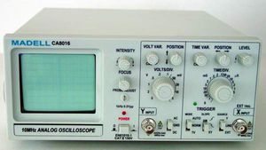 osciloscópio analógico