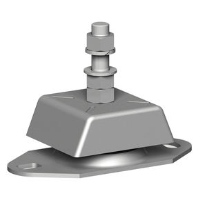 Isolador de vibração quadrado