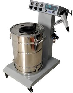 máquina de revestimento em pó com controle digital