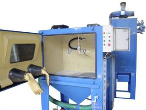 cabine de jateamento de areia