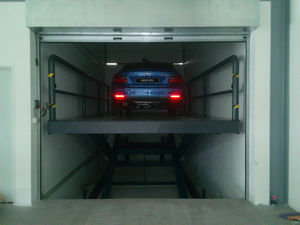plataforma para estacionamento multinível