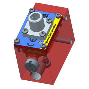 sensor de fluxo de pistão