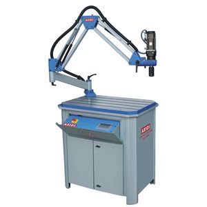máquina de rosquear com braço articulado