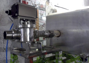 detector de metais para produtos em pó
