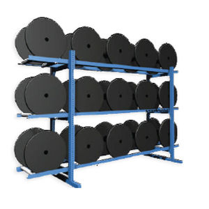 estante industrial para tubos