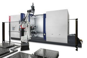 célula robotizada de descarregamento