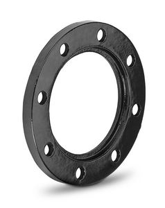 flange em material plástico