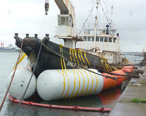 almofada pneumática de elevação submarina