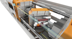 máquina injetora horizontal