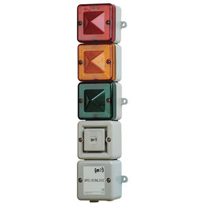 coluna luminosa de LED