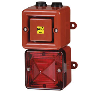 sinalizador sonoro para alarme com luz de sinalização 1