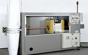 máquina de corte com faca