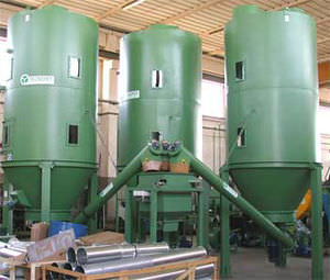 silo com extrator