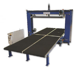 máquina de corte com faca