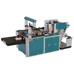 máquina de fabricação de sacos em material plástico
