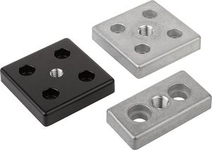 placa de suporte em zinco 1