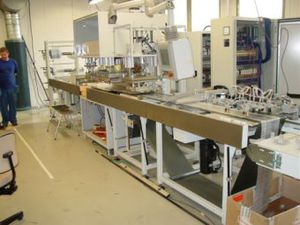 máquina de produção de luvas descartáveis