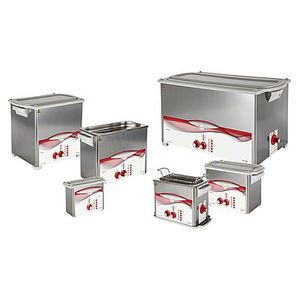 tanque de limpeza por ultrassons / para peças / em aço inox