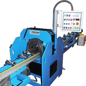 máquina de corte com controle manual