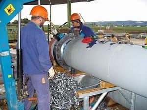 máquina de corte para aço