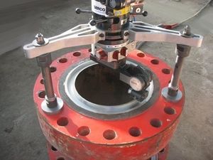 ferramenta de faceamento de flanges